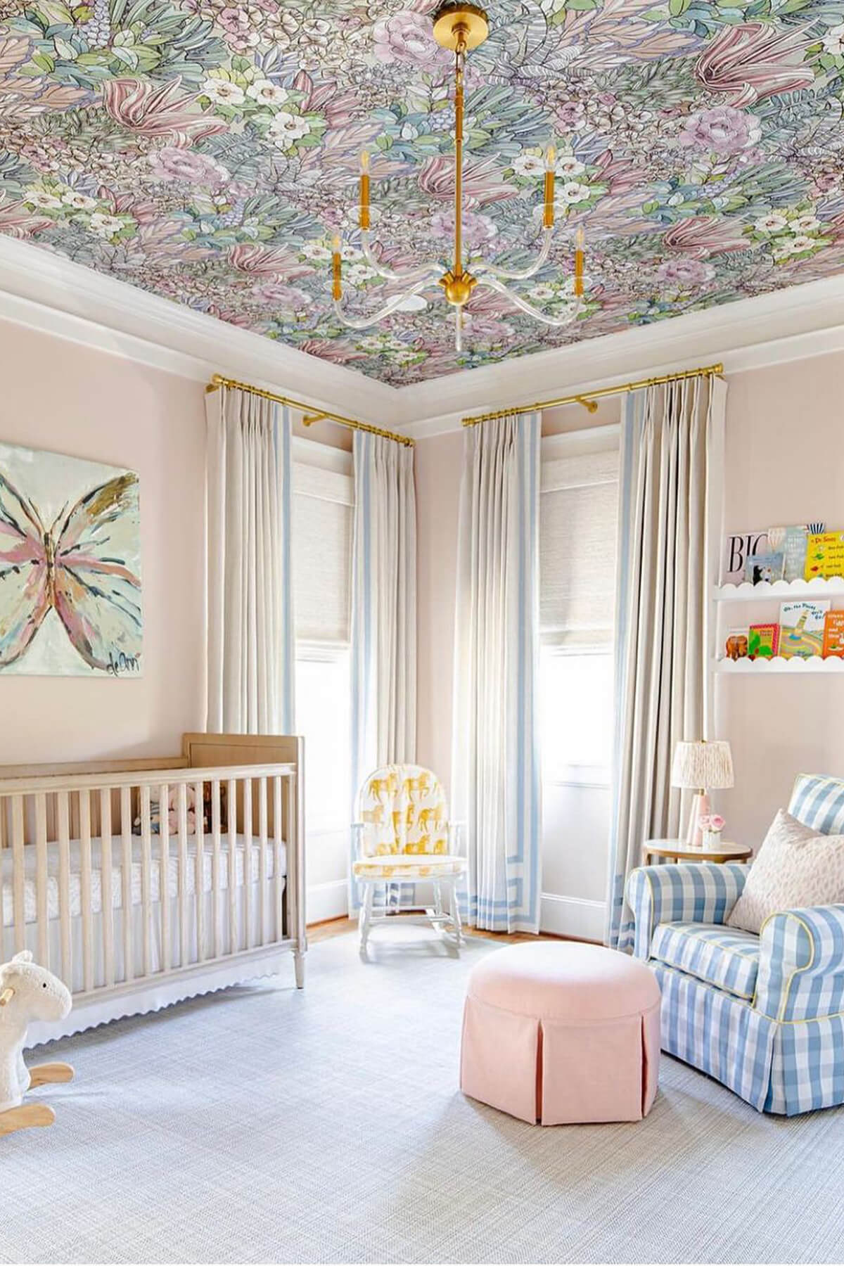 Decorated Ceiling Nursery