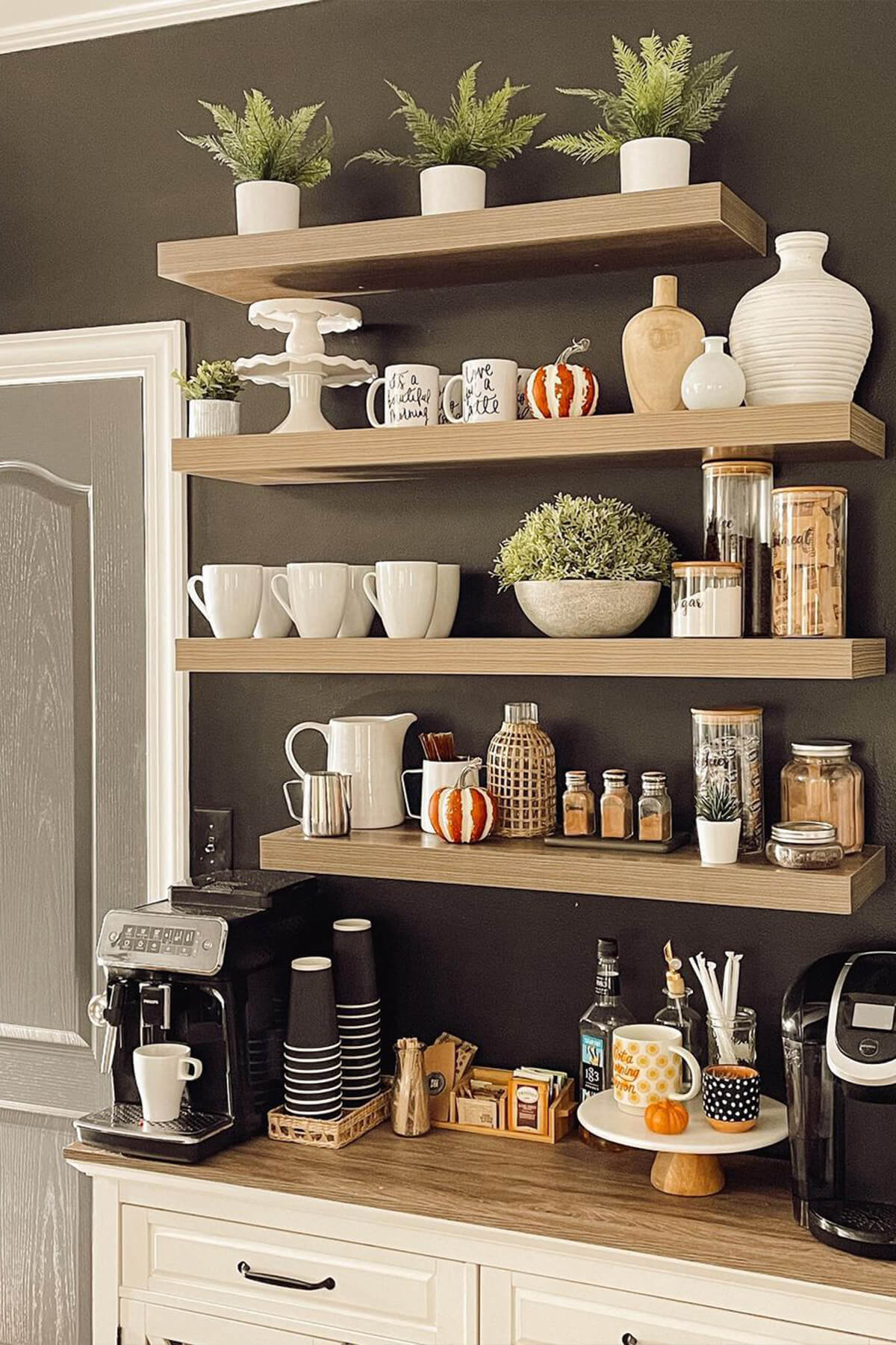 Open Shelf Coffee Bar