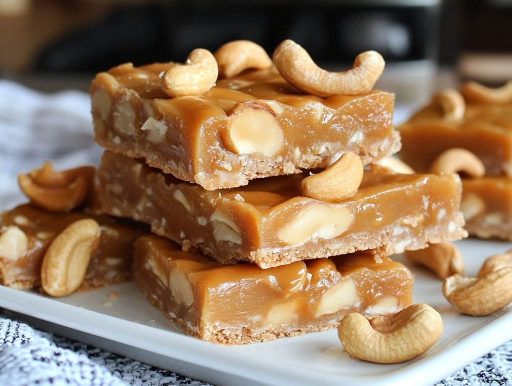 Butterscotch Cashew Bars