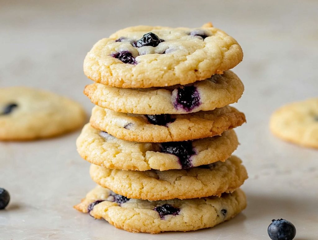 Lemon blueberry cookies