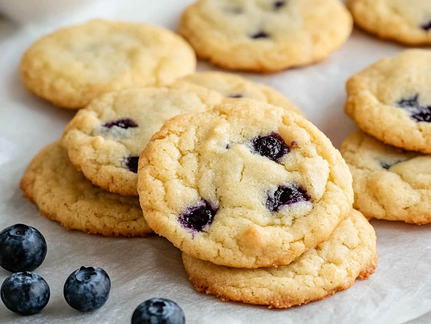 Lemon blueberry cookies