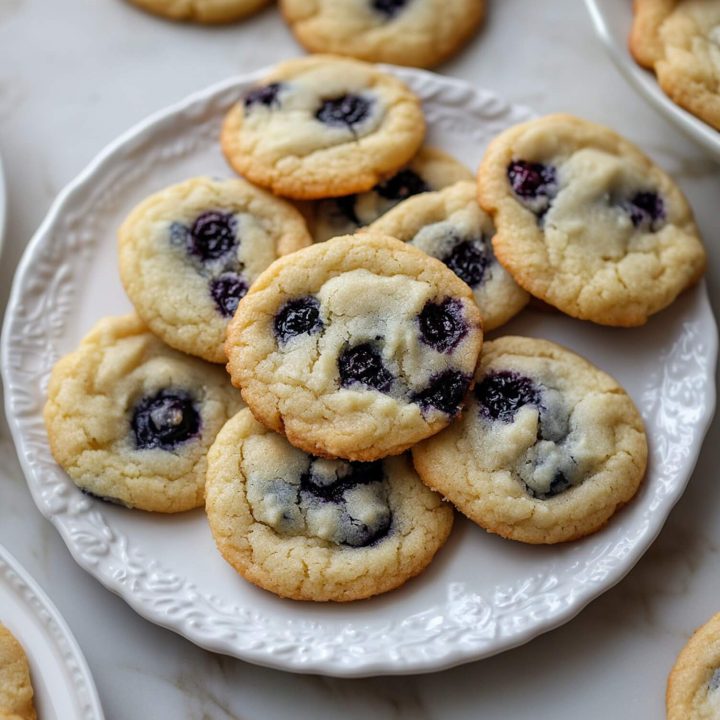 Lemon blueberry cookies