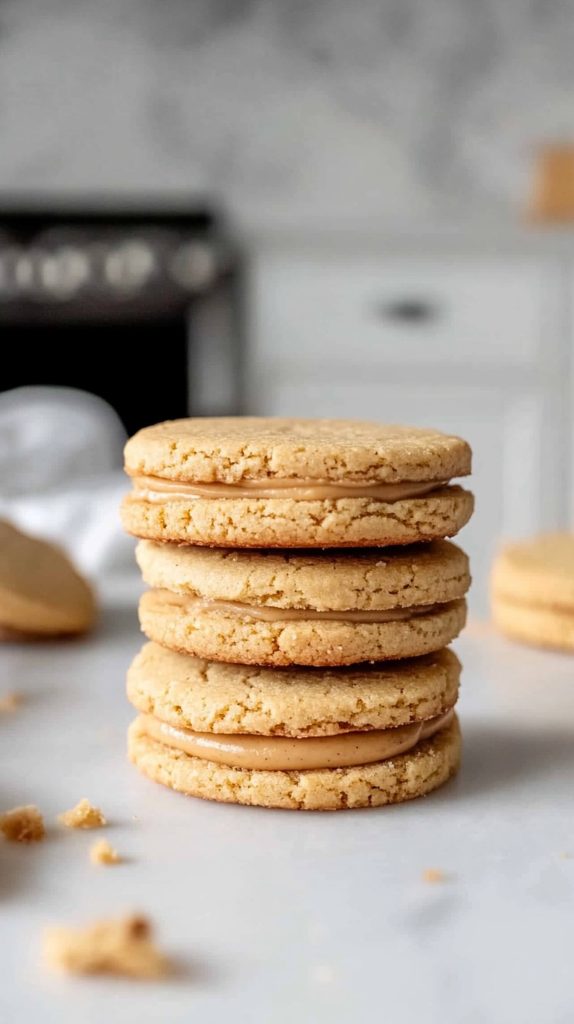 Peanut butter sandwich cookies
