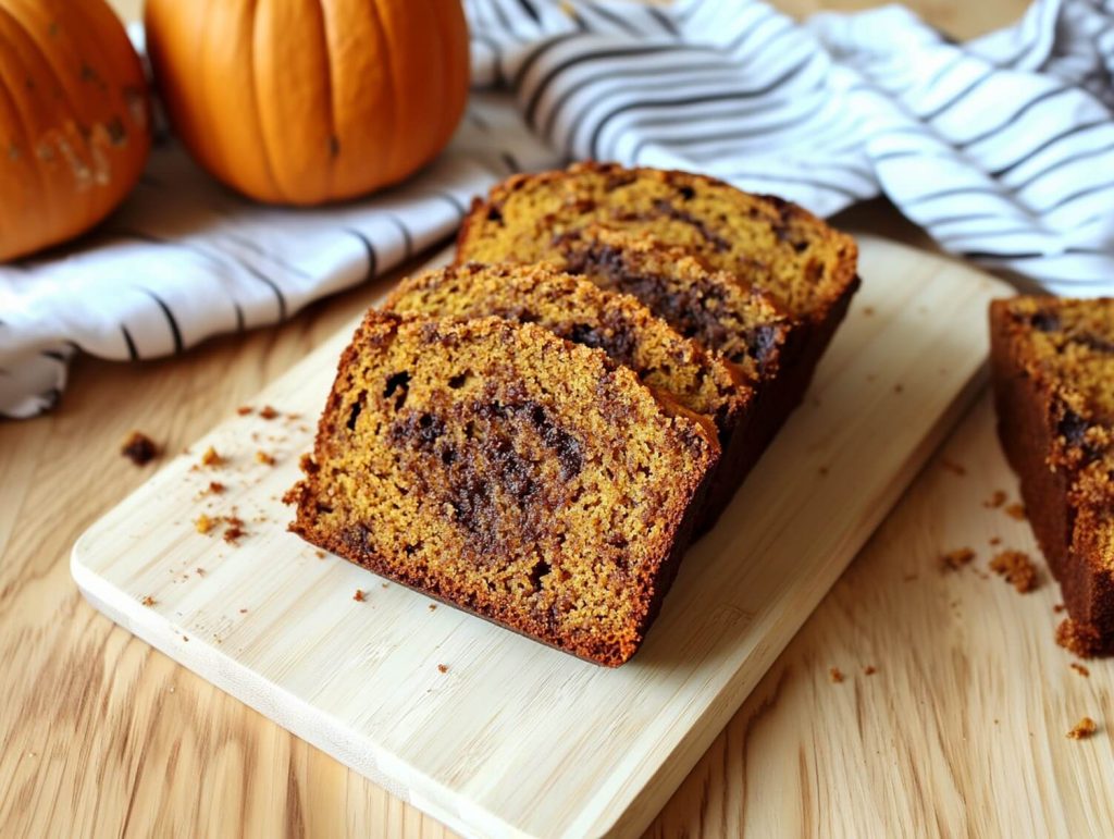 Pumpkin Cinnamon Swirl Bread