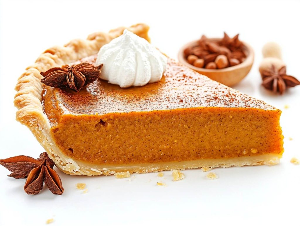 A slice of Pumpkin Pie