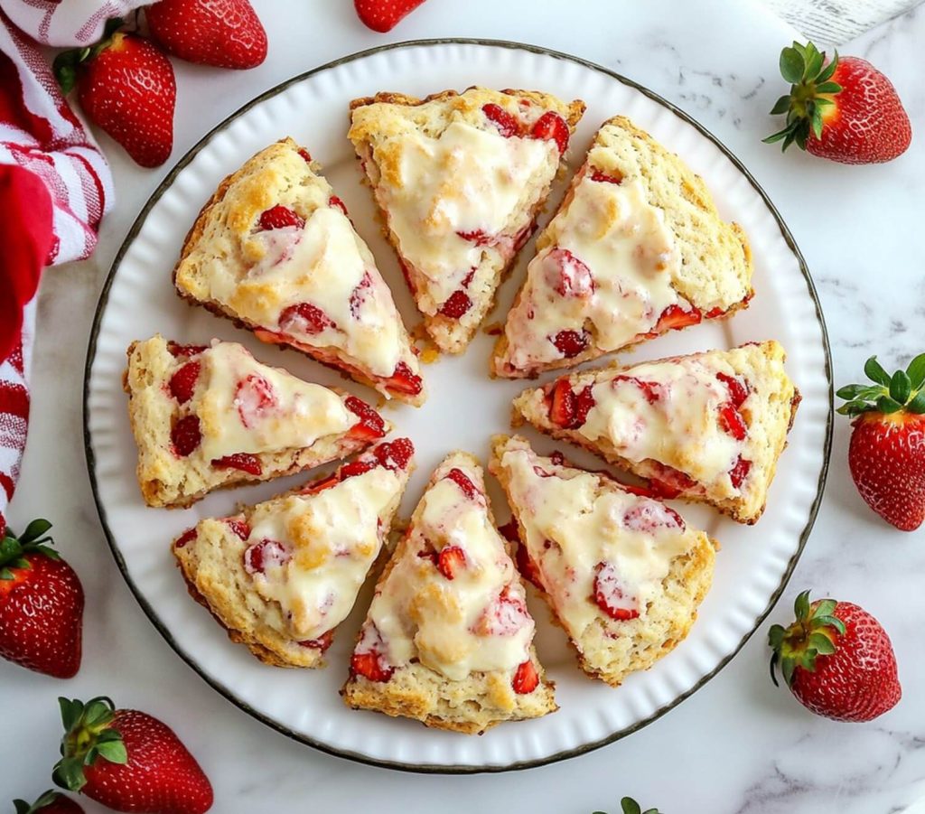 Strawberry Scones 