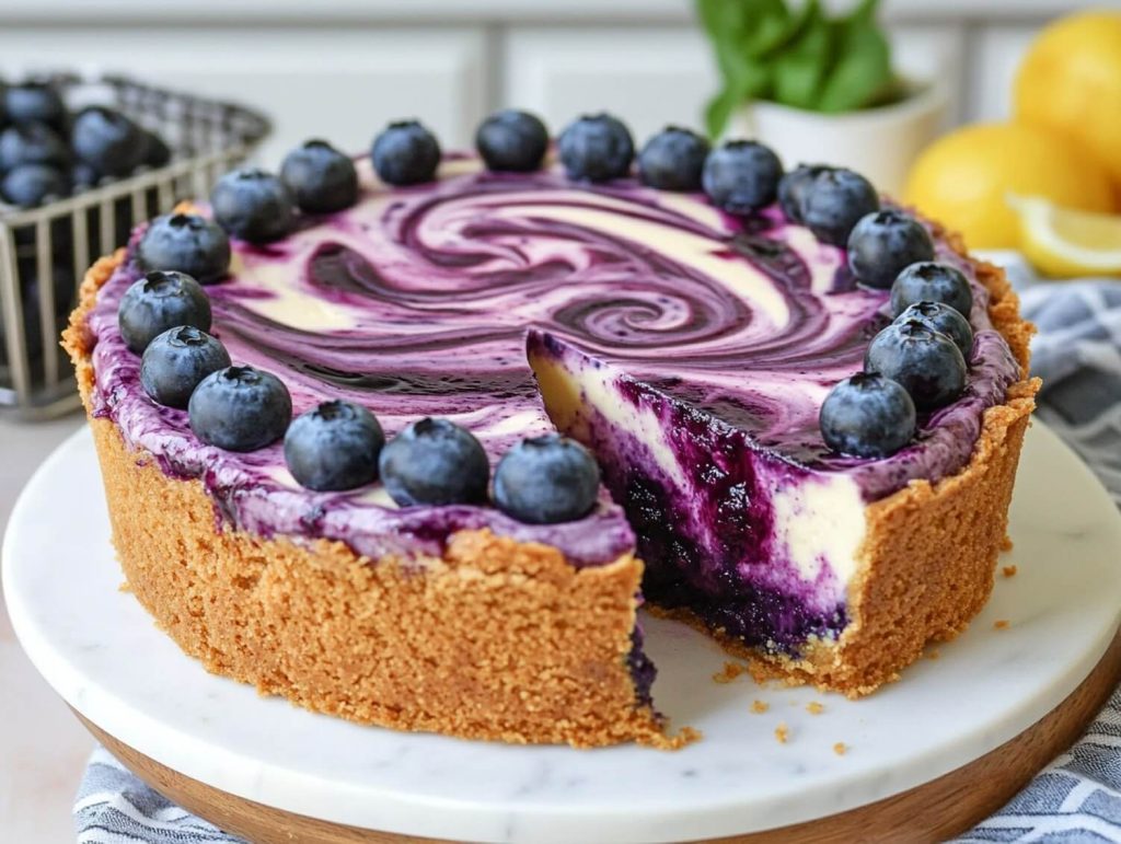 lemon Blueberry cheesecake
