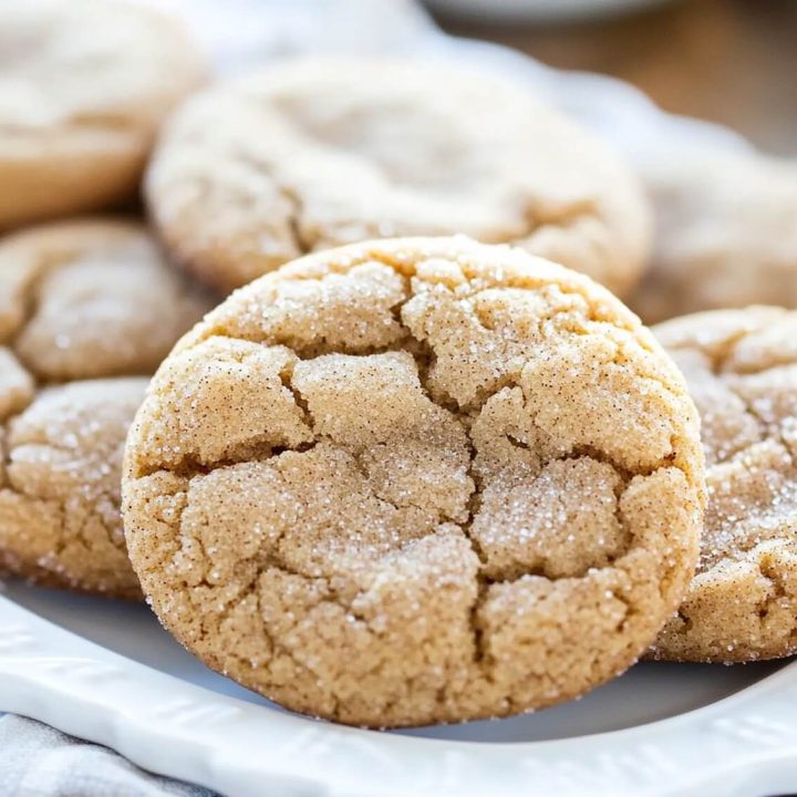 Apple Cider Snickerdoodle Cookies