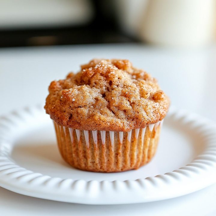 Apple Cinnamon Muffin on a platter