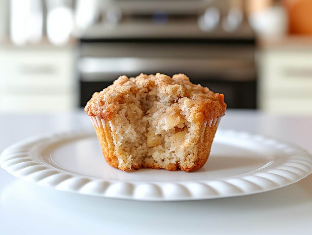 Apple Cinnamon Muffin on a platter