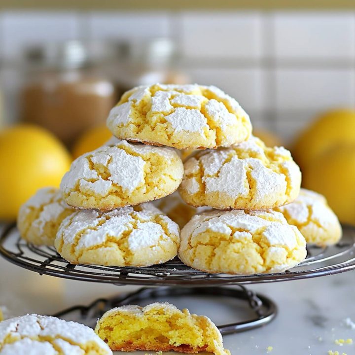 Lemon Crinkle Cookies