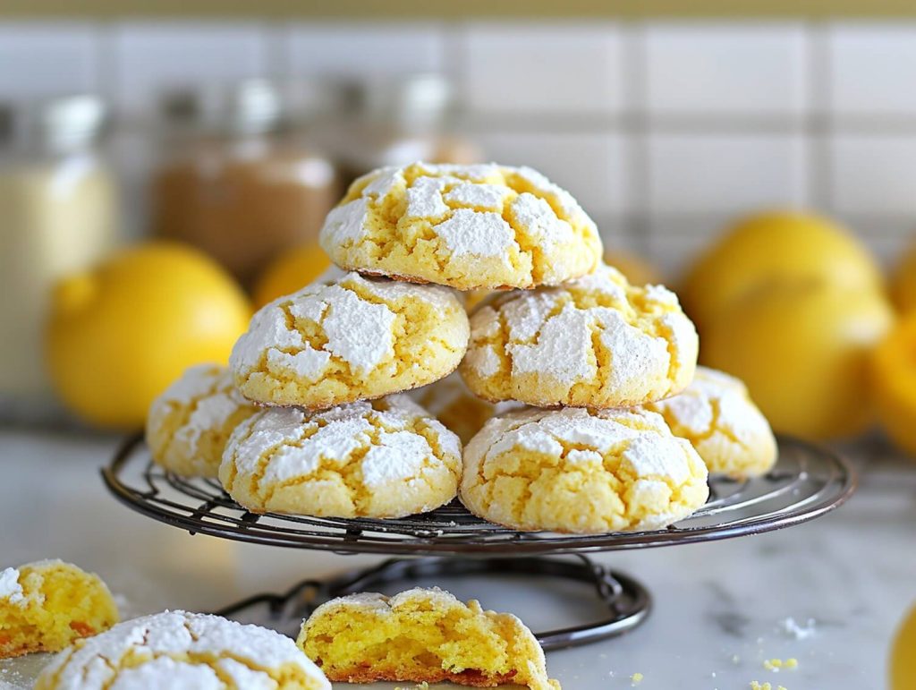 Lemon Crinkle Cookies