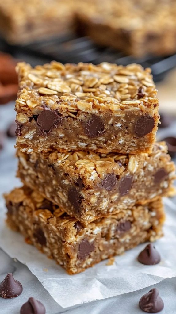 Oatmeal Chocolate Chip Bars