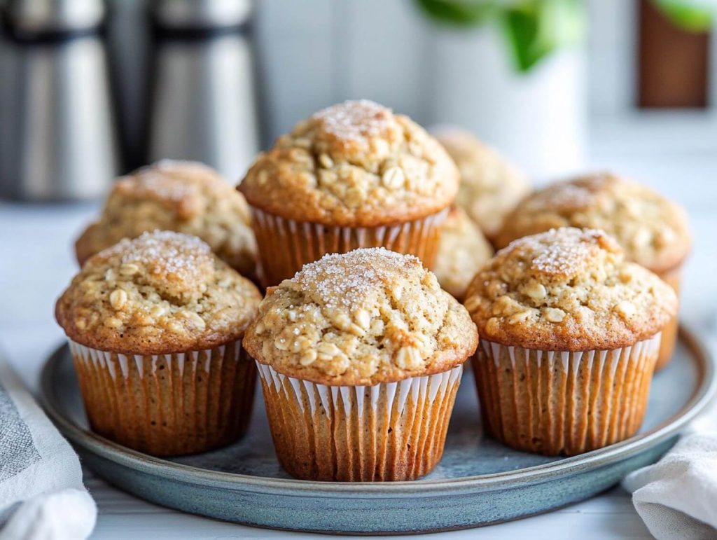 Oatmeal Maple and Brown Sugar Muffins 