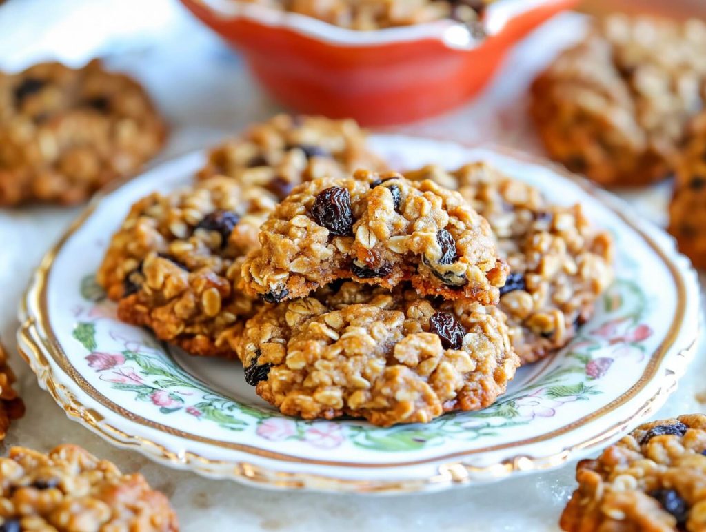 Sugar-Free Oatmeal Raisin Cookies