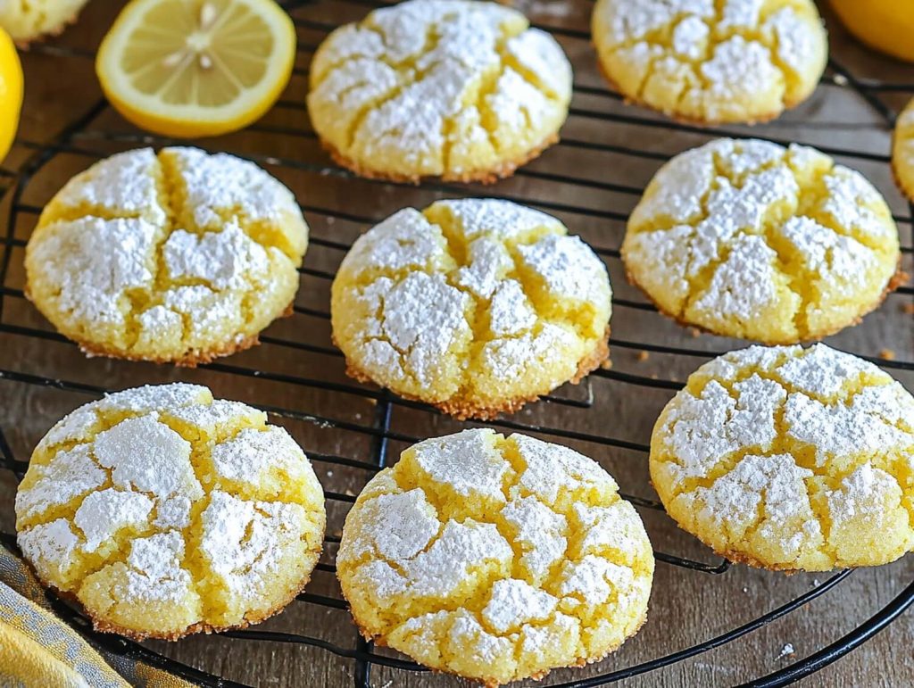 Lemon Crinkle Cookies