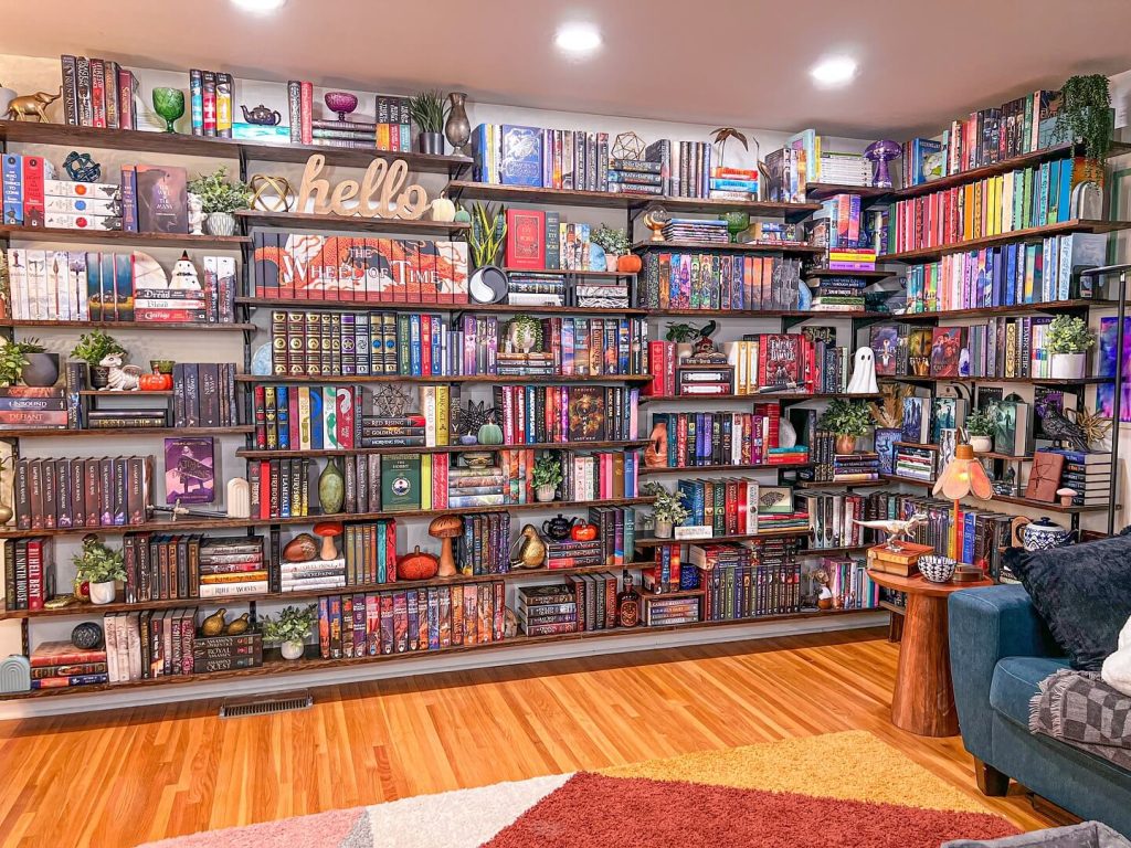 Minimalist L-Shaped Bookshelf 