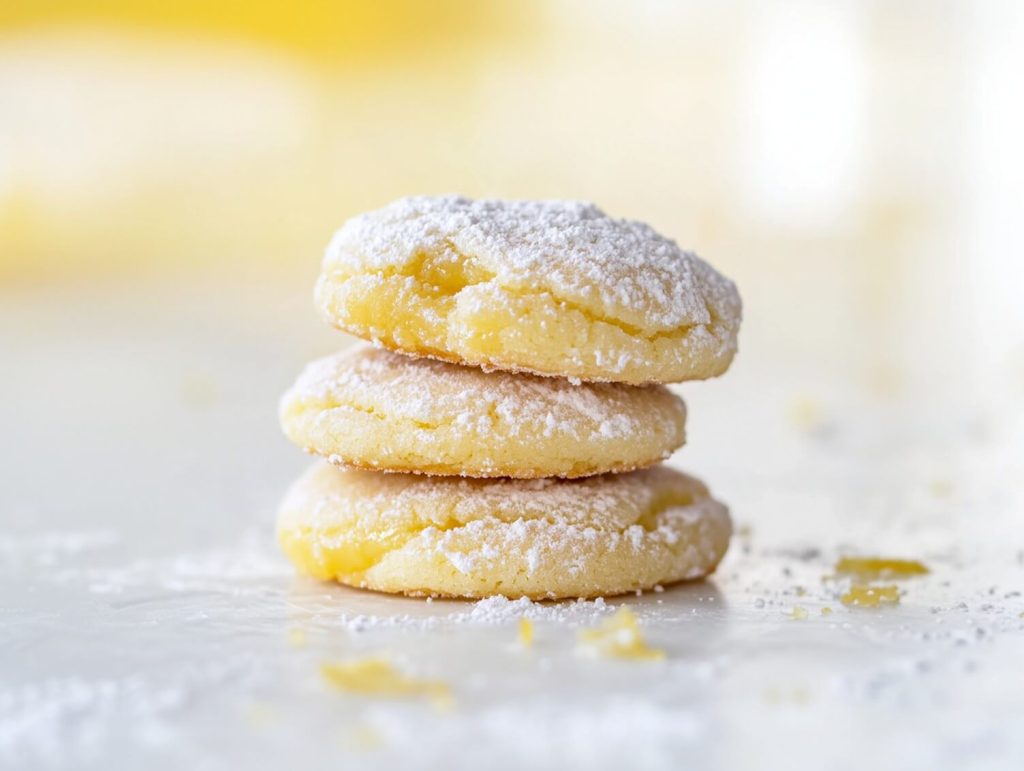Lemon Curd Crumble Cookies