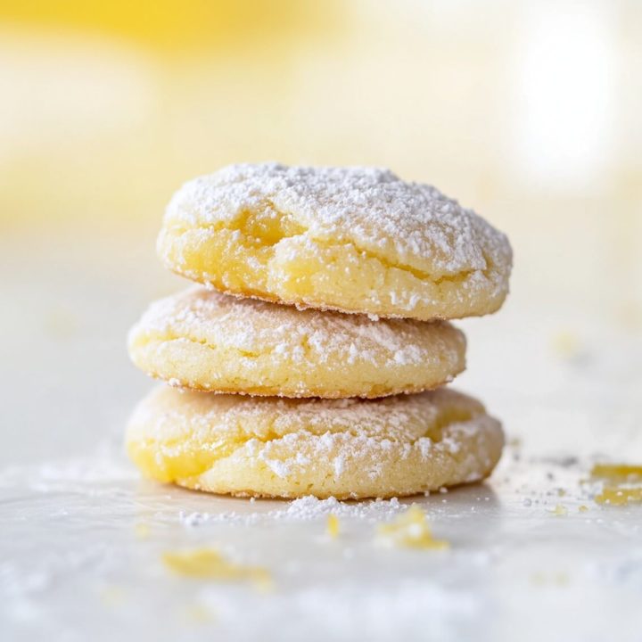 Lemon Curd Crumble Cookies