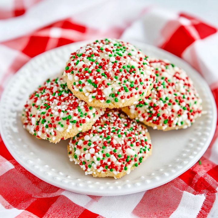 Funfetti Christmas Pudding Cookies Recipe