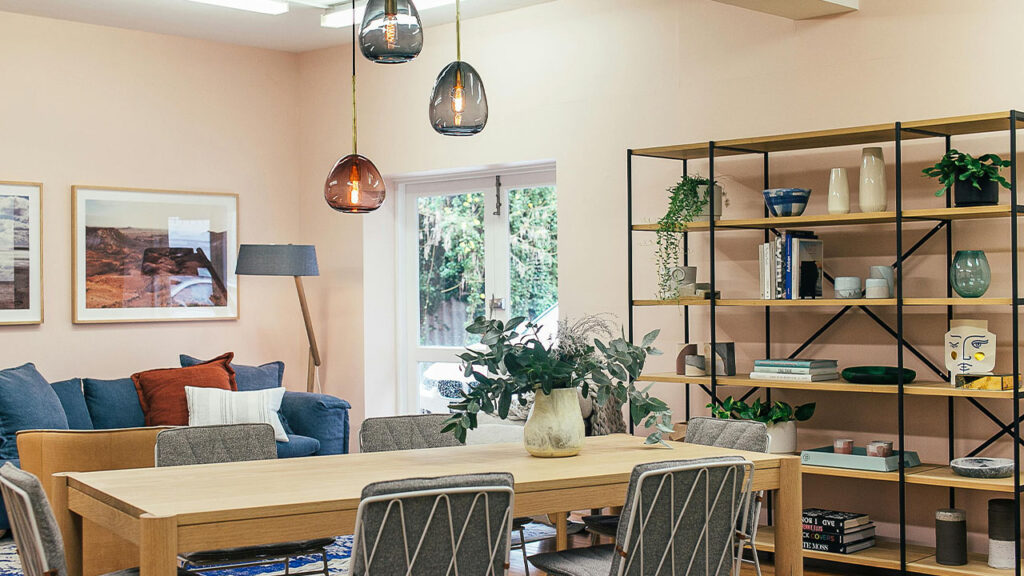 Interior of modern living room