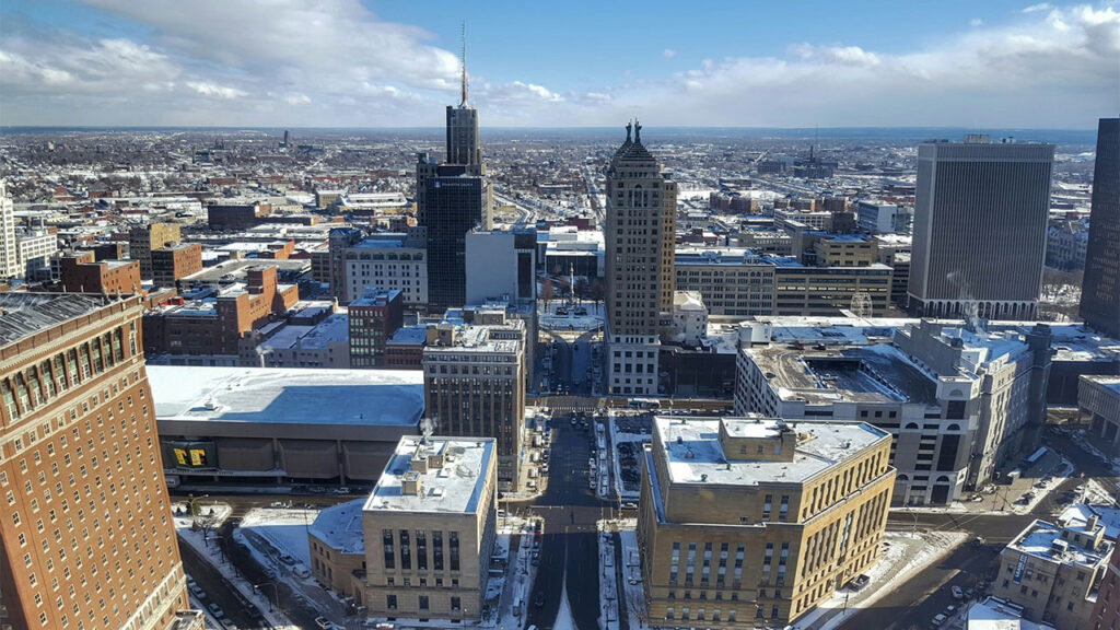 aerial view of city buildings during daytime
