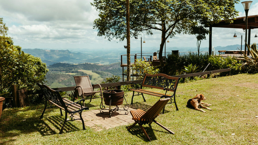Scenic Outdoor Seating in Santa Teresa, Brazil
