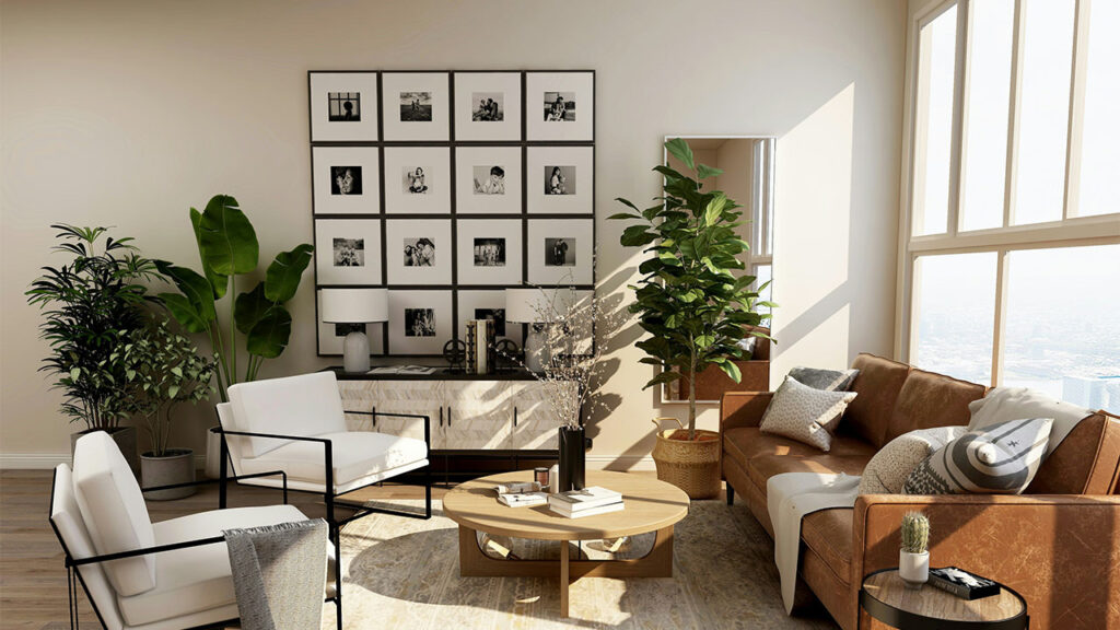 green potted plant on table