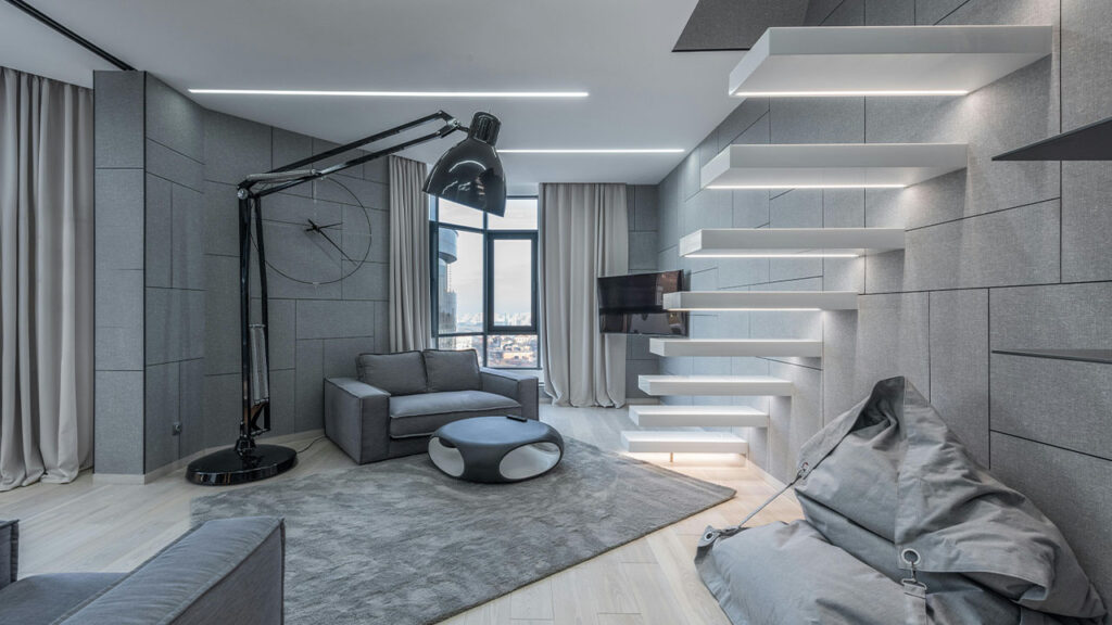 Stylish interior of modern room