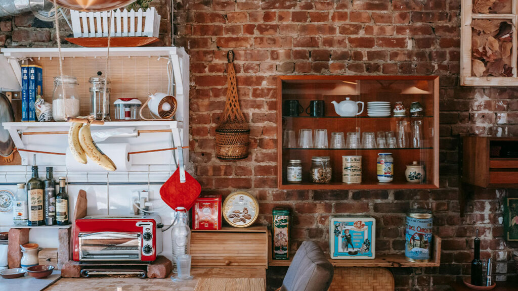 Interior of Cozy Kitchen