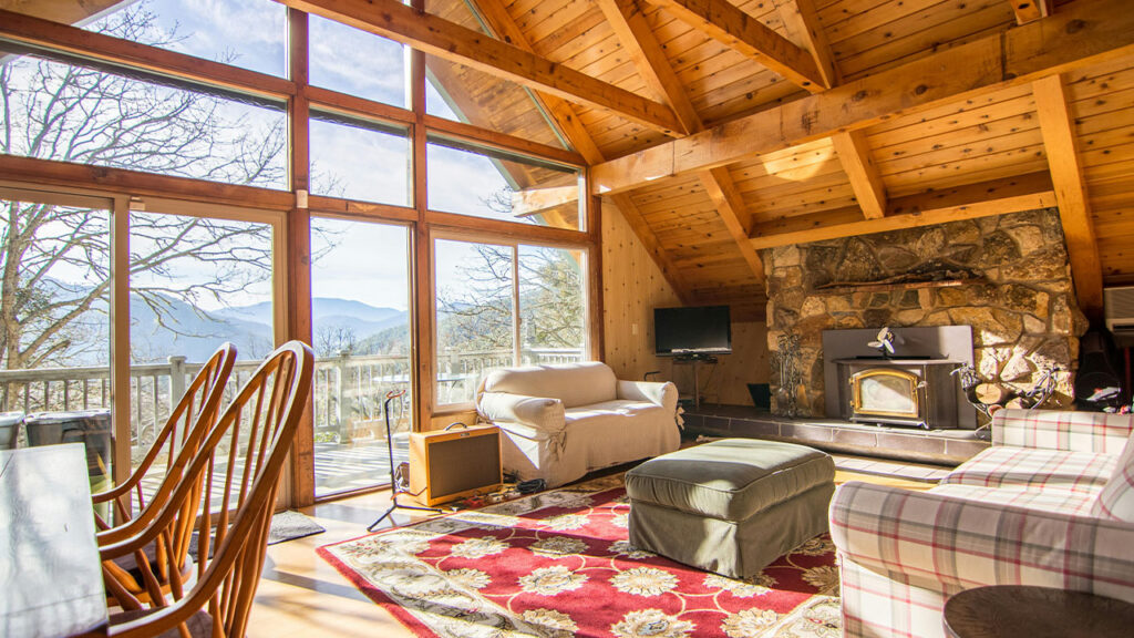 White and Red Floral Area Rug