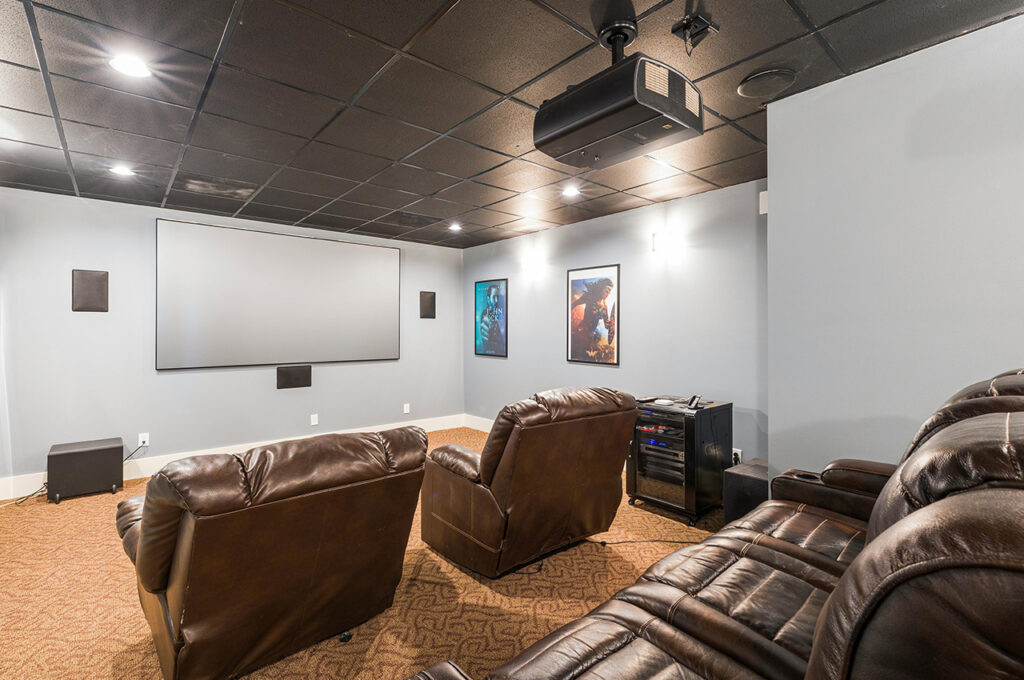 Home theater room
