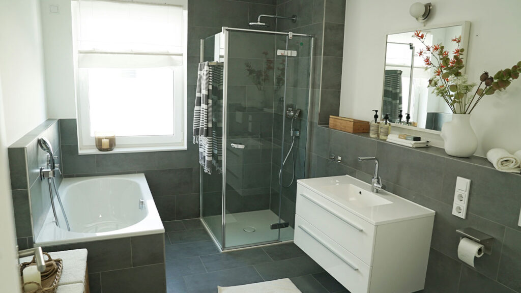 Bathroom with Exposed Toiletries