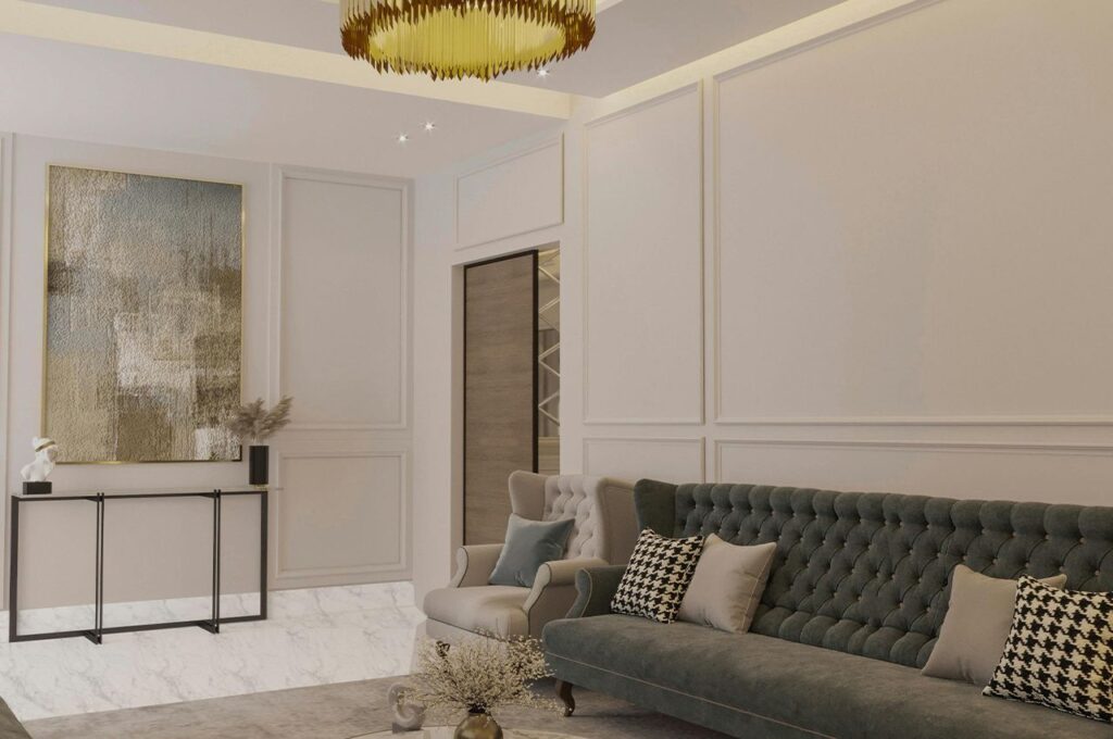 Feature Wall to Add Depth and Brightness