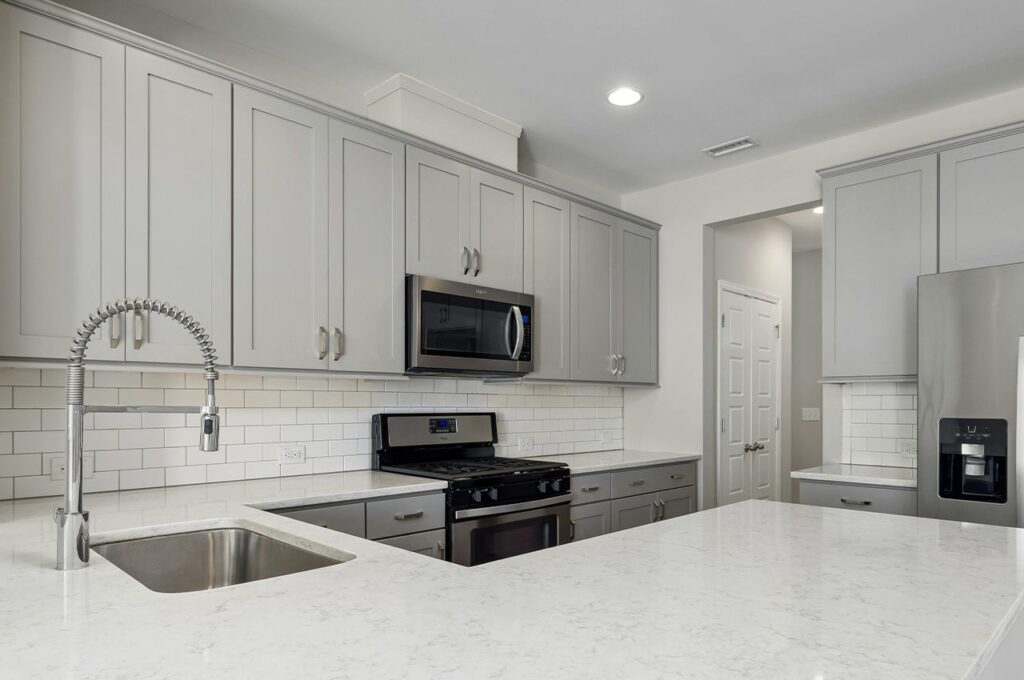 Painted kitchen cabinets