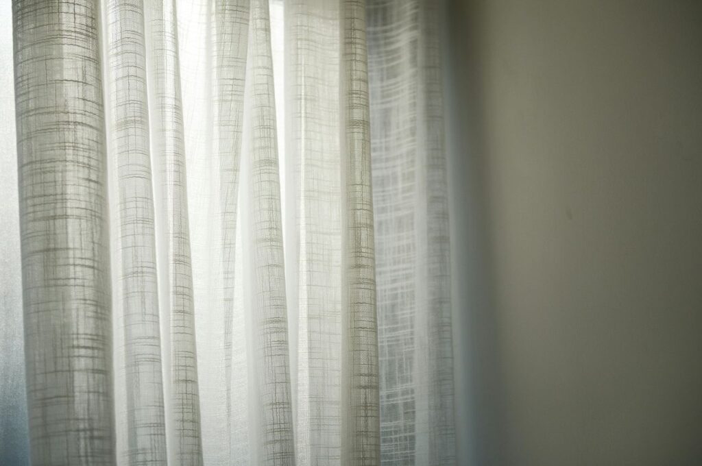 Sheer curtains
