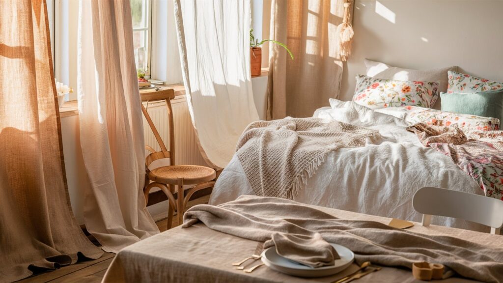 Spring bedroom decor