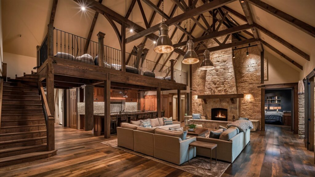 Open-Concept Living with Lofted Spaces