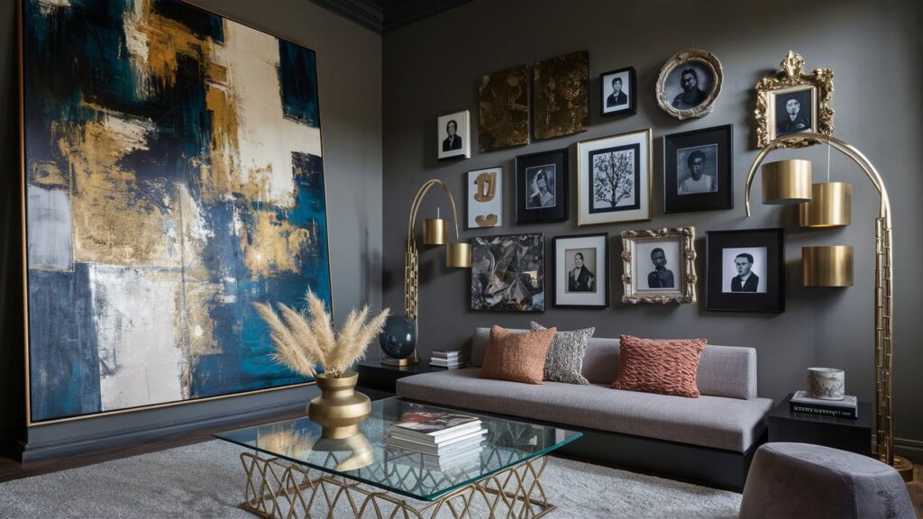 oversized art and gallery walls