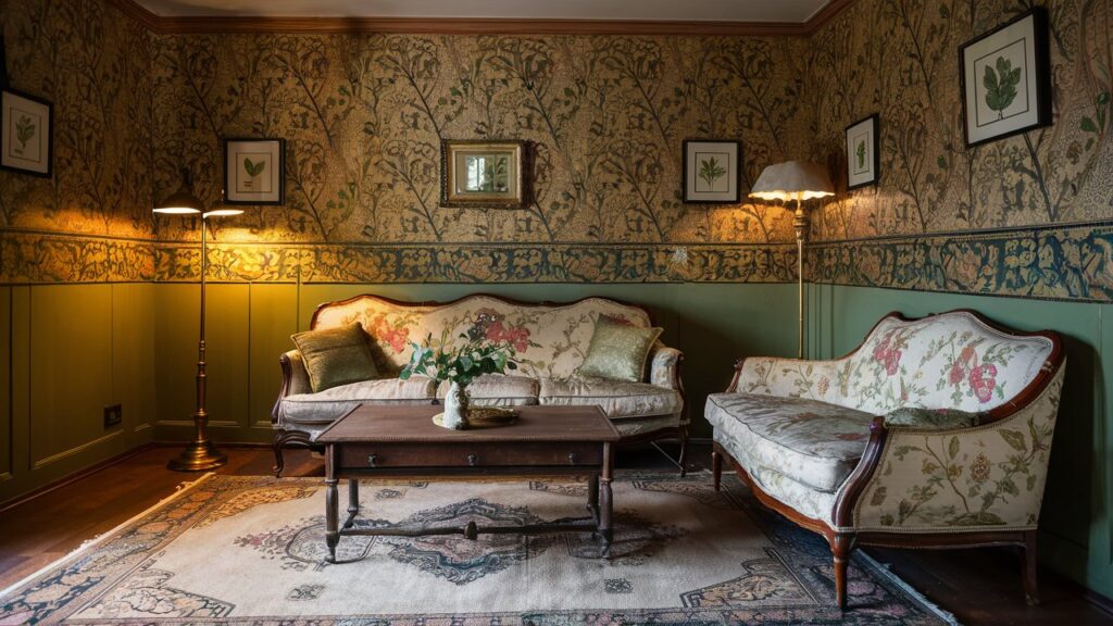 border wallpaper decor vintage
