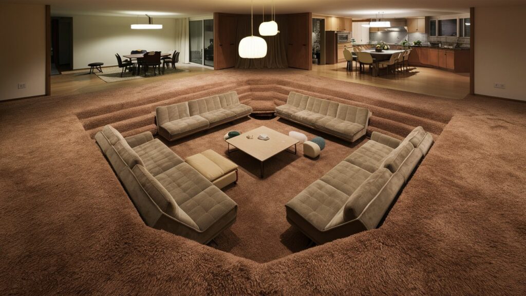 living room pit