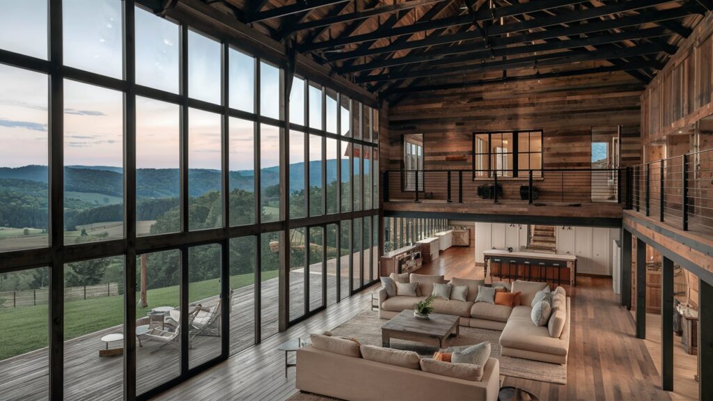 Large Picture Windows for Natural Light and Views