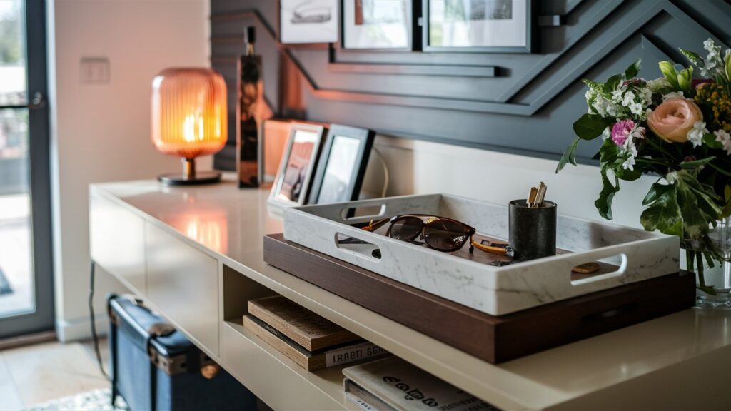 entryway decor tray