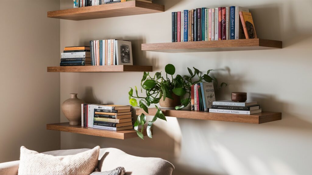 Floating shelves