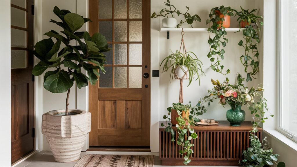 entryway plants