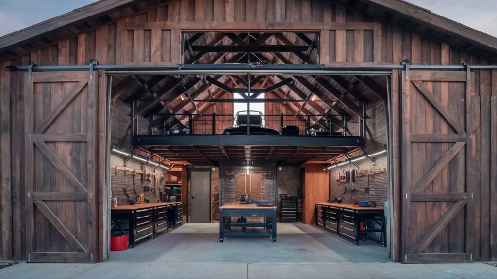 Converted Barn Garage or Workshop Space
