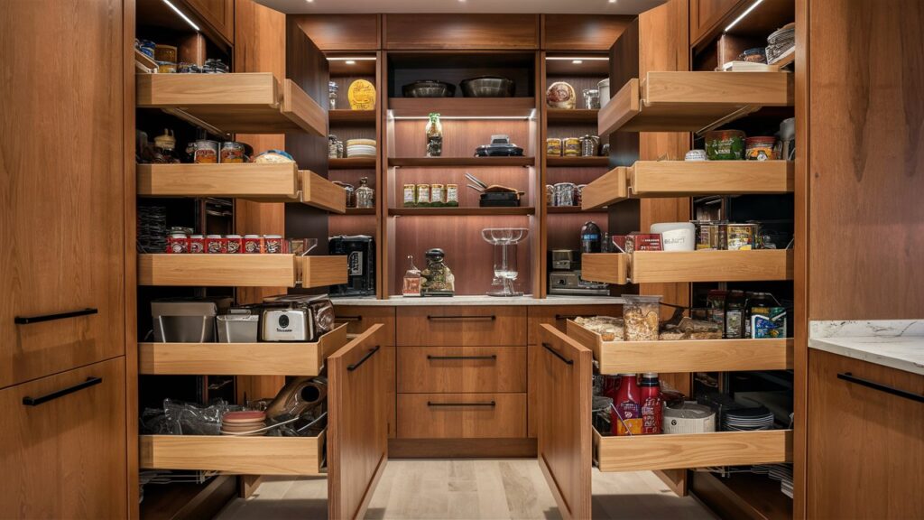pullout pantry shelves