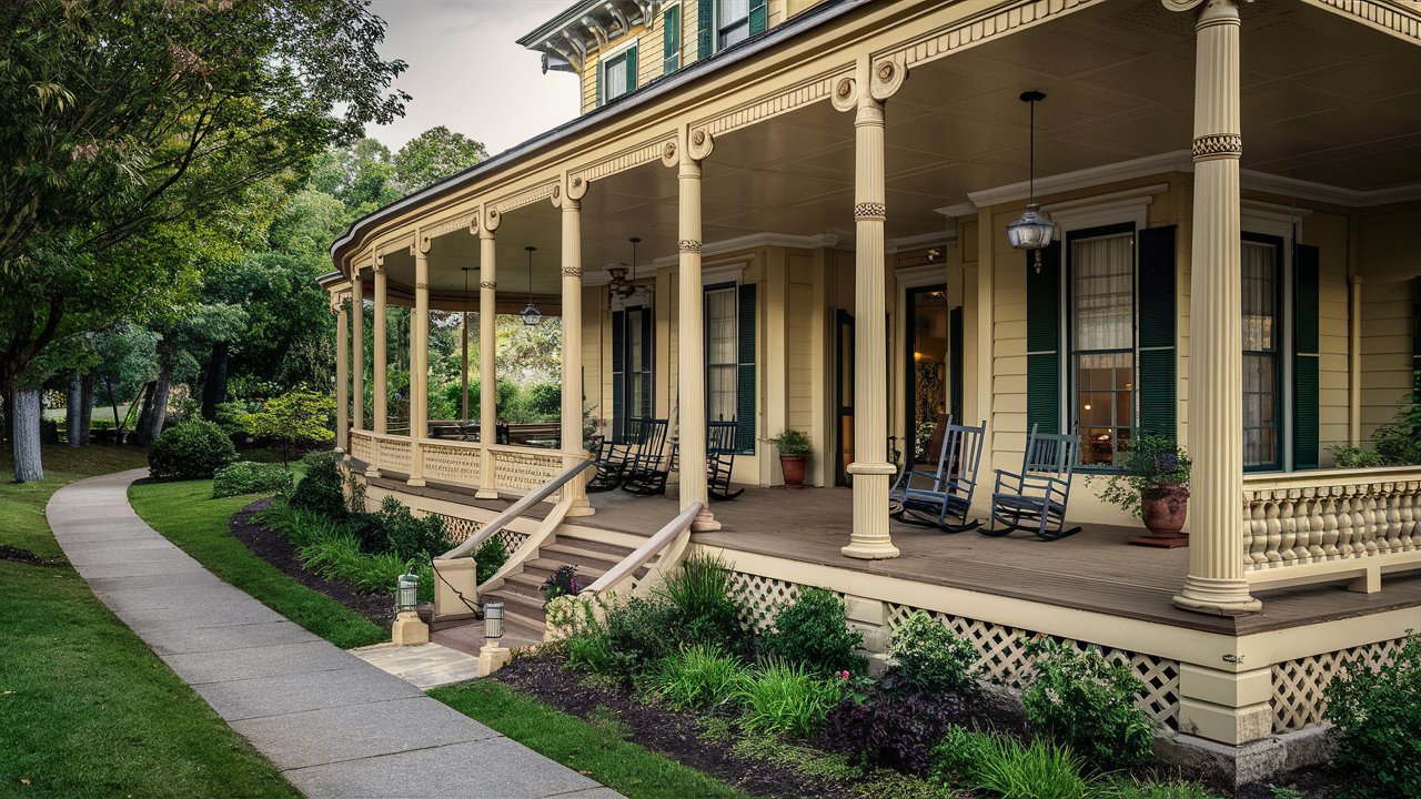 wrap around porch
