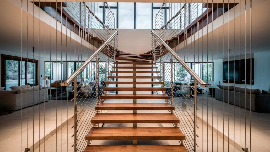 cable railing stairs