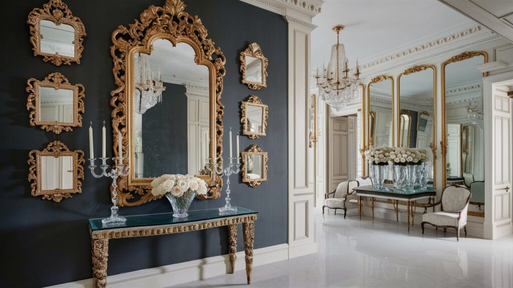 ornate mirrors
